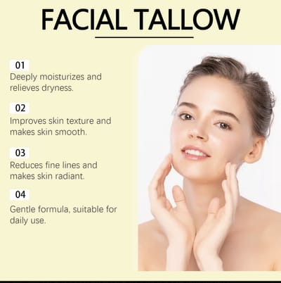 Tallow crème facial tallow rundervet gezichtscreme