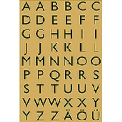 Huismerk Herma 4145 Etiket met letters A-Z 13mm Goud
