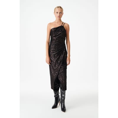 IRO Paris Bexly Dress Black Lurex Größe: M | Midikleider Outlet | Damen | Schwarz