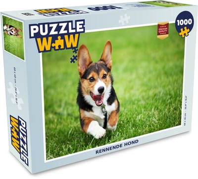 Puzzel Rennende hond - Legpuzzel - Puzzel 1000 stukjes volwassenen