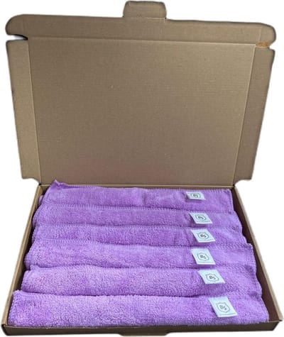 6x nano doek 30x30 paars Nano reiniging - brilreiniging - Nanodoekjes - Inductiereiniger