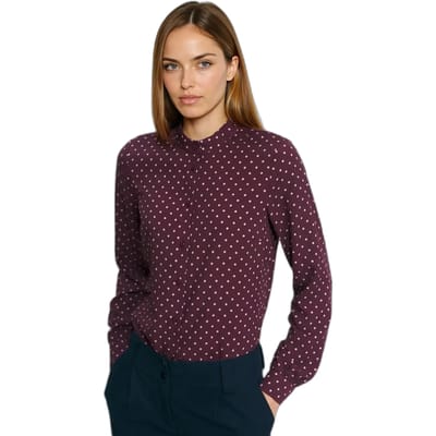 Dames polka stippen blouse Nife