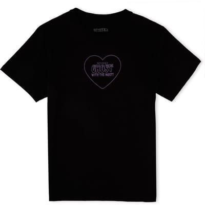 Beetlejuice Ghost With The Most Unisex T-Shirt - Black - S - Zwart