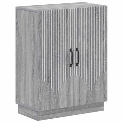 vidaXL - Badkamer - Opbergkast - HOORN - Grijs - Sonoma - 59,5 - x - 31 - x - 77 - cm