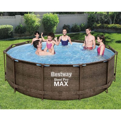 BESTWAY Zwembad Steel Pro Max™ met filterpomp en ladder 366 x 100 cm