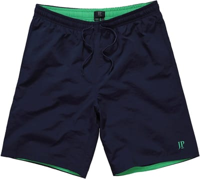 JP 1880 - Heren - Zwemshorts beachwear elastische band - Donkermarine - Maat 8XL