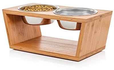 Verhoogde hondenbakstandaard 17,8 cm - Comfortabele voeroplossing voor middelgrote honden