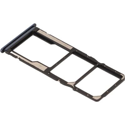 Support de carte SIM de remplacement Support de fente pour carte mémoire avec éjecteur Brosse pour Xiaomi Redmi Note 9 bleu foncé