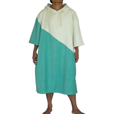 Surf Poncho Wisselhanddoek Badjas met Capuchon Microvezel Strandlaken Badhanddoek Zwemhanddoek Voor Volwassenen 75*110Cm 112x75cm beige