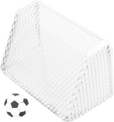 Miniatuur Voetbaldoel Set - Poppenhuis Voetbal - Poppenhuis Decoratie - Draagbaar Compact Ontwerp - 115 x 65 x 6 cm