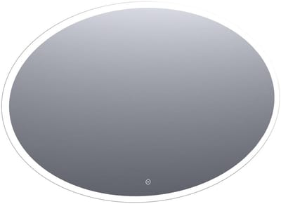 Brauer Jade Spiegel - Ovaal - 120 cm - met Directe LED-Verlichting - Dimbaar - met Touchbediening