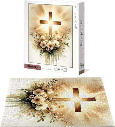 Puzzel 6000 stukjes - Houten legpuzzel - Ontspanning thuis - Gelabelde achterkant - 179 x 105 cm - Bloemenlandschap
