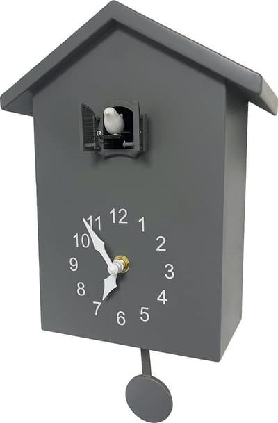 Lexium Koekoeksklok Modern - Minimalistische Koekoeksklok - Koekoek - Cuckoo Clock - Wandklok