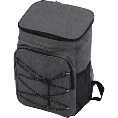 Sac à Dos Glacière Tissu Oxford Isolé Imperméable Anti-Fuite Sac à Dos Glacière pour Déjeuner avec Bandoulière Réglable pour gray