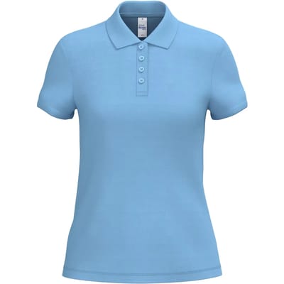 Biologisch pique polo voor dames iDeal Basic Brand