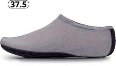 Livano Waterschoenen Voor Kinderen & Volwassenen - Aqua Shoes - Aquaschoenen - Afzwemschoenen - Zwemles Schoenen - Grijs - Maat 37.5