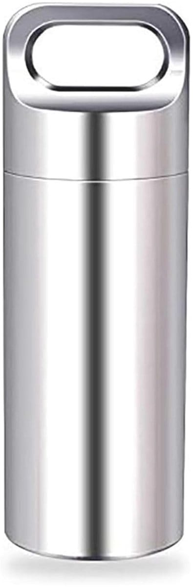 Dailygoods- Pillendoos Klein - Waterdicht - Roestvrij Staal - Voor Onderweg - Lichtgewicht - 304 Staal - Medicijndoos