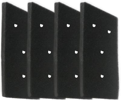 Foam Sponge - Filter Droger - 4stuks - filter Foam filter droger - droger sponsfilter - Geschikt voor Whirlpool - Gelijk aan model: 481010345281 481010716911(230 x 115 x 14MM)