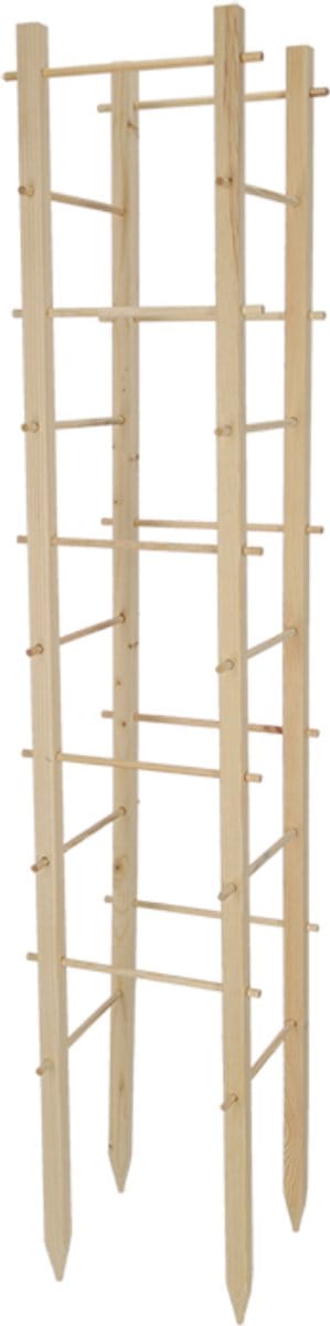 Esschert Design - Houten toren plantensteun - 30 x 30 x 150 cm
