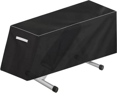Buikplankhoes - Fitness hoes - Apparatuur beschermen - Waterdicht Oxford stof - 152 x 46 x 5 cm - Zwart