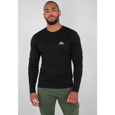 T-shirt met lange mouwen Alpha Industries Basic Small Logo