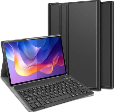 Just in Case tablet Hoes met Toetsenbord geschikt voor Xiaomi Redmi Pad 2 - QWERTZ Bluetooth Keyboard Case - Zwart