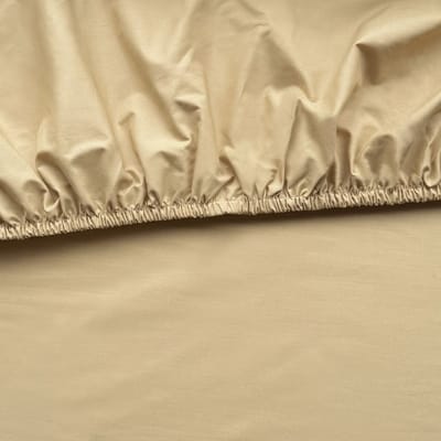 Kayori Kiyo Hoeslaken Tencel - 100x210cm - Matrasdikte 35cm - Rondom Elastiek - Verkoelend - Goud