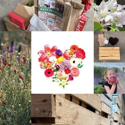 CADEAUPAKKET TUINTJE XL | LiefsLabel | Cadeaupakket | Cadeau | Bruiloft | Verjaardag | Vaderdag | Moederdag | Pensioen | Juf / Meester | Duurzaam | Tuin | Moestuin | Appelboom | Groen | Geschenk | Bloemen | Slinger