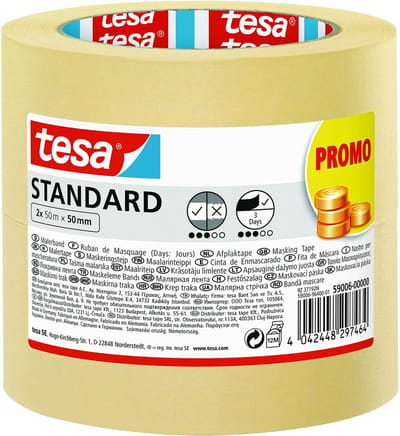 tesa 59006-00000-01 Schilderstape (l x b) 50 m x 50 mm 1 stuk(s)