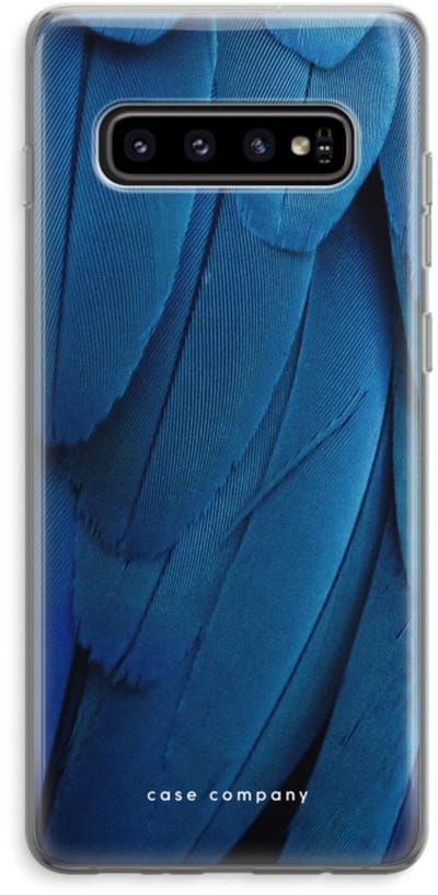 Hoesje geschikt voor Samsung Galaxy S10 Plus hoesje - Pauw - Soft Cover Telefoonhoesje - Bescherming aan alle Kanten en Schermrand