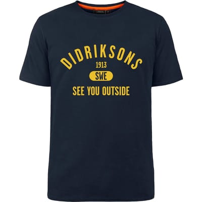 Katoenen T-shirt Didriksons Harald Collegiate
