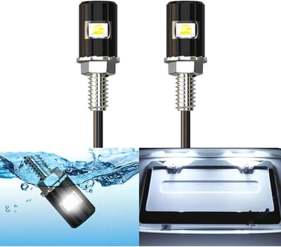 2 Stuks Kentekenverlichting LED 12V - Waterdichte Kentekenplaatverlichting voor Auto, Motor en Fiets
