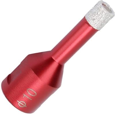 Gesoldeerde Boor - Gatenboor Gereedschap - Tegels Boren - Diamant Materiaal - 6mm - Rood