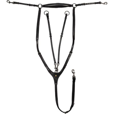 Afneembare leren martingale voor paarden Equestro