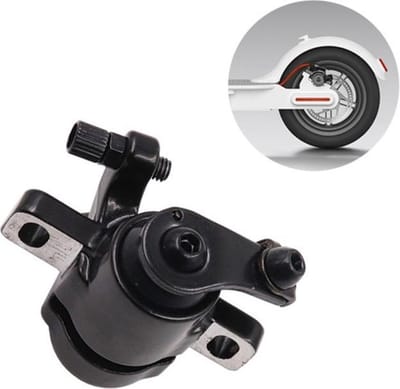Voor Geschikt voor Xiaomi M365 elektrische scooter Linksvoor Achterwiel Schijfremonderdelen (zwart)