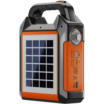 MEBUS Solar accu met powerbank en speaker - 3600 mAh