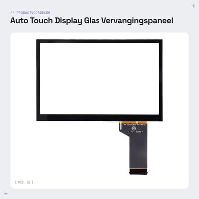 Dailygoods- Touchscreen Digitizer Hoge Kwaliteit - Auto LCD Touchscreen - Vervanging voor MIB - Acryl Materiaal - Nauwkeurige Montage - Duurzaam