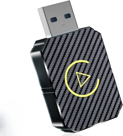 TIM® Carplay dongle - Android Auto Dongle - Carlinkit - Zwart - 11cm x 9cm x 2cm