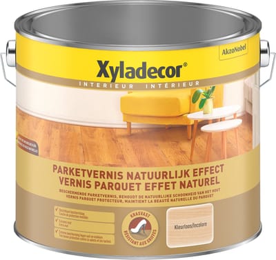 Xyladecor - Parket Vernis Natuurlijk Effect - Kleurloos - 2,5 L