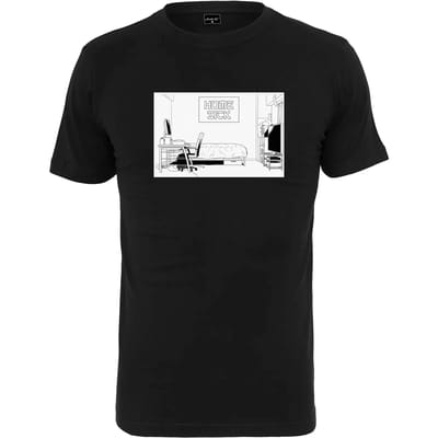 Mister Tee - Home Sick Heren T-shirt - S - Zwart