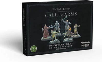 Modiphius The Elder Scrolls Call To Arms - Dragonborn Heroes - Miniature Game