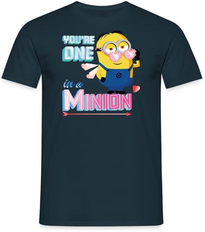 Minions Dave Youre One In A Minion Grappig Ontwerp T-Shirt Heren