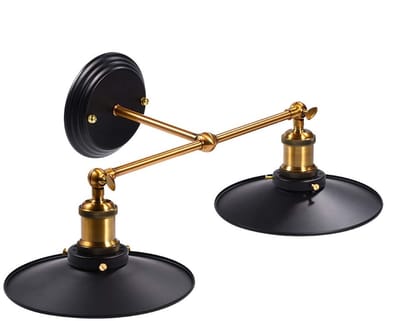 OmGoods - Dailygoody - Wandkandelaars - Vintage Industriële E27 Wandlamp - Perfect voor Woonkamers - Verlichting voor Thuis - Decoratief en Functioneel - G