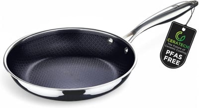 PFAS-vrije Tri-Ply hybride braadpan 28 cm met Ceratech coating en krasbestendig oppervlak