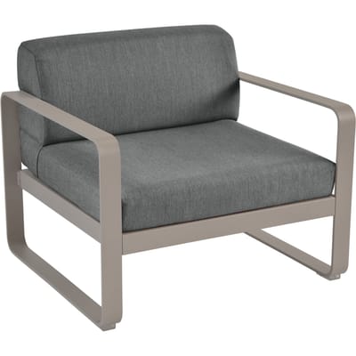 Fermob BELLEVIE fauteuil - 14 muskaat - A3 grafietgrijs