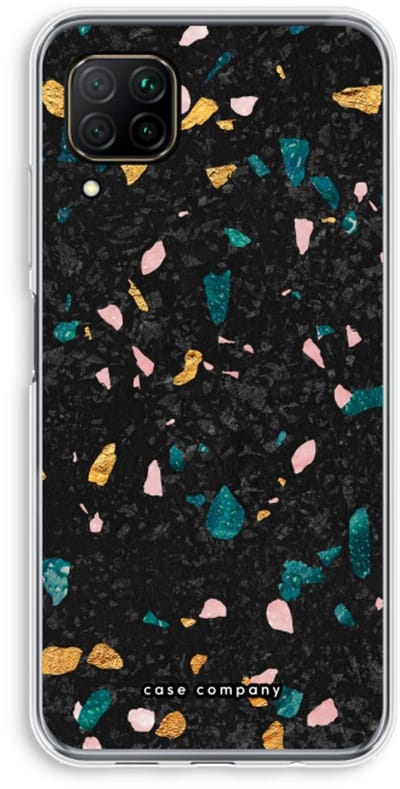 Case Company® - Hoesje geschikt voor Huawei P40 Lite hoesje - Terrazzo N°10 - Soft Cover Telefoonhoesje - Bescherming aan alle Kanten en Schermrand