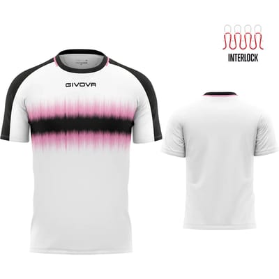 Sportshirt Givova Radio Roze-zwart Wit - M