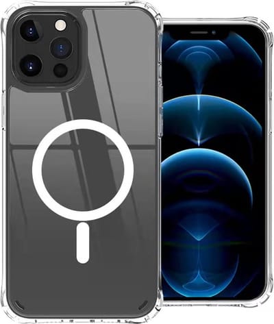 Hoesje geschikt voor iPhone 15 Plus - Backcover - Geschikt voor MagSafe - Extra dun - TPU - Transparant