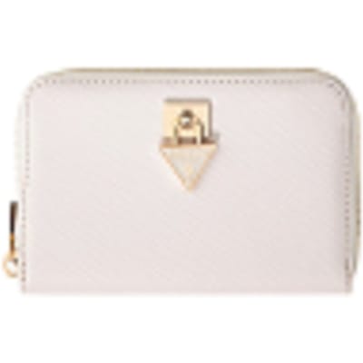 GUESS portemonnee Patsie SLG Zip Around Wallet Cream White crème