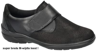 Solidus -Dames - zwart - ballerina's & mocassins - maat 38.5